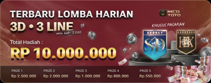 LOMBA HARIAN 3D-3LINE